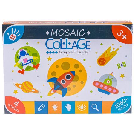 Kreatywna Układanka, Mozaika, Kolaż Klocki DIY