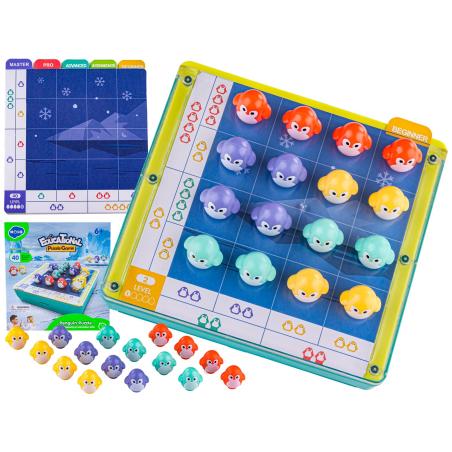 Gra Sudoku, Edukacyjne Puzzle, Klocki, Logiczna Układanka Pingwiny