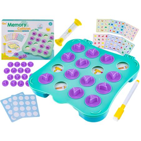 Edukacyjna Gra Memory, Super Na Pamięć, Plansza, Klepsydra, Karty