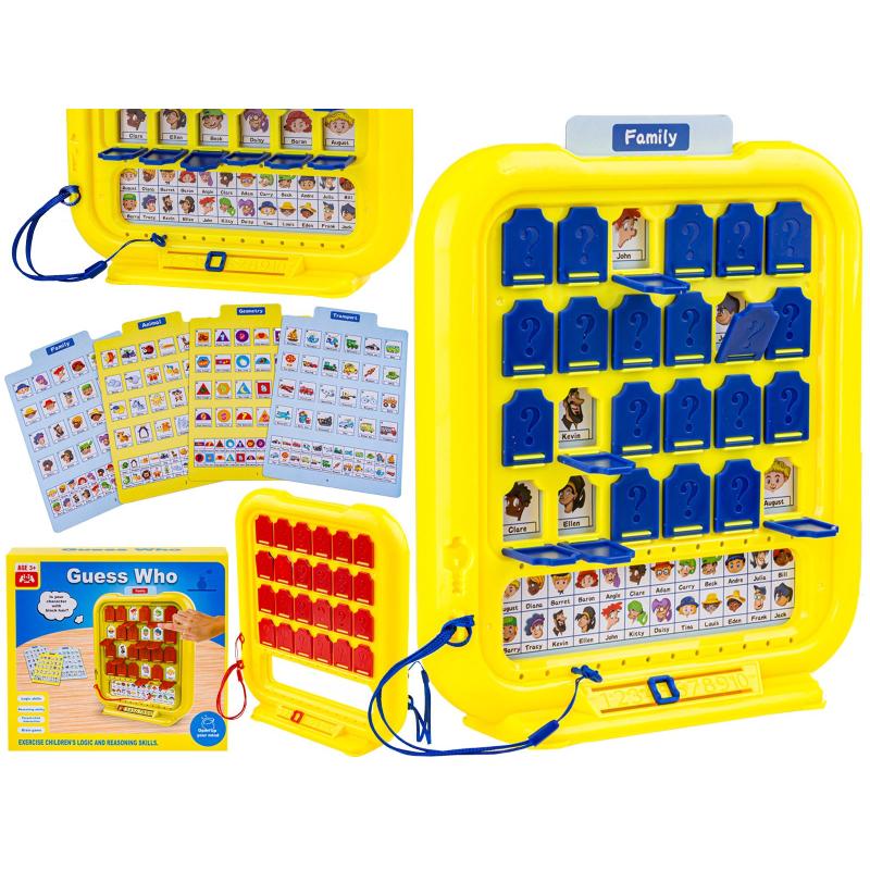 "Guess Who" Gra Pamięciowa "Zgadnij Kto?" Tablica Edukacyjna "Guess Who" Gra Pamięciowa "Zgadnij Kto?" Tablica Edukacyjna