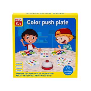 Edukacyjna Gra Dopasuj Kolory Karty Color Push Plate Kto Pierwszy Szybkie Krążki