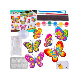 Kreatywny Zestaw Stwórz Magnes, Odlew DIY KOLOROWE MOTYLKI Zrób To Sam 