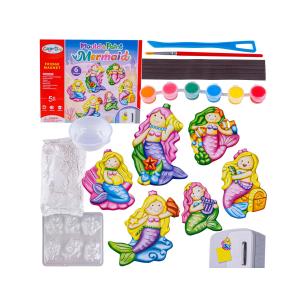 Kreatywny Zestaw Stwórz Magnes, Odlew DIY KOLOROWE SYRENKI Zrób To Sam