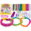 Zestaw Do Tworzenia Biżuterii, Bransoletek, Kolorowe Sznurki + Akcesoria