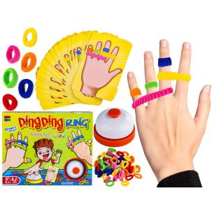 Gra Na Refleks Dopasuj Gumki, DING DING RING, Kolorowe Gumeczki, Karty, Dzwonek, Kto Pierwszy