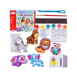 Kreatywny Zestaw Stwórz Magnes, Odlew DIY DZIKIE ZWIERZĘTA Zrób To Sam