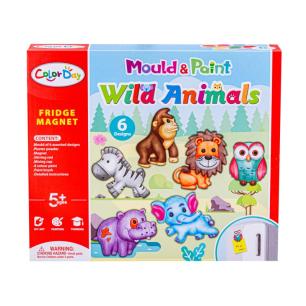 Kreatywny Zestaw Stwórz Magnes, Odlew DIY DZIKIE ZWIERZĘTA Zrób To Sam