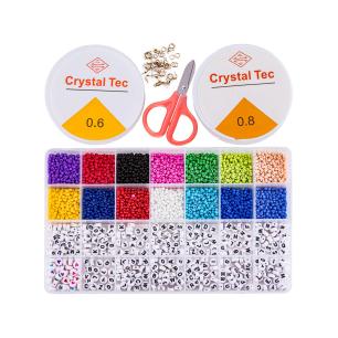 Koraliki Zestaw Do Tworzenia Robienia Bransoletek, Biżuterii, Naszyjników