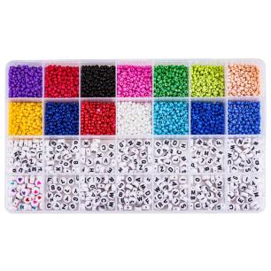 Koraliki Zestaw Do Tworzenia Robienia Bransoletek, Biżuterii, Naszyjników