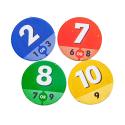 Edukacyjna Gra Logiczna, Planszowa, Nauka Liczenia, Matematyka Kolory