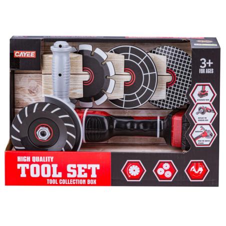 Boszka, Szlifierka Kątowa + Wymienne Tarcze Zestaw Majsterkowicza Narzędzia 