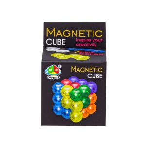 Gra, Układanka Logiczna, Magnetyczna Kostka Do Ułożenia 7 El.