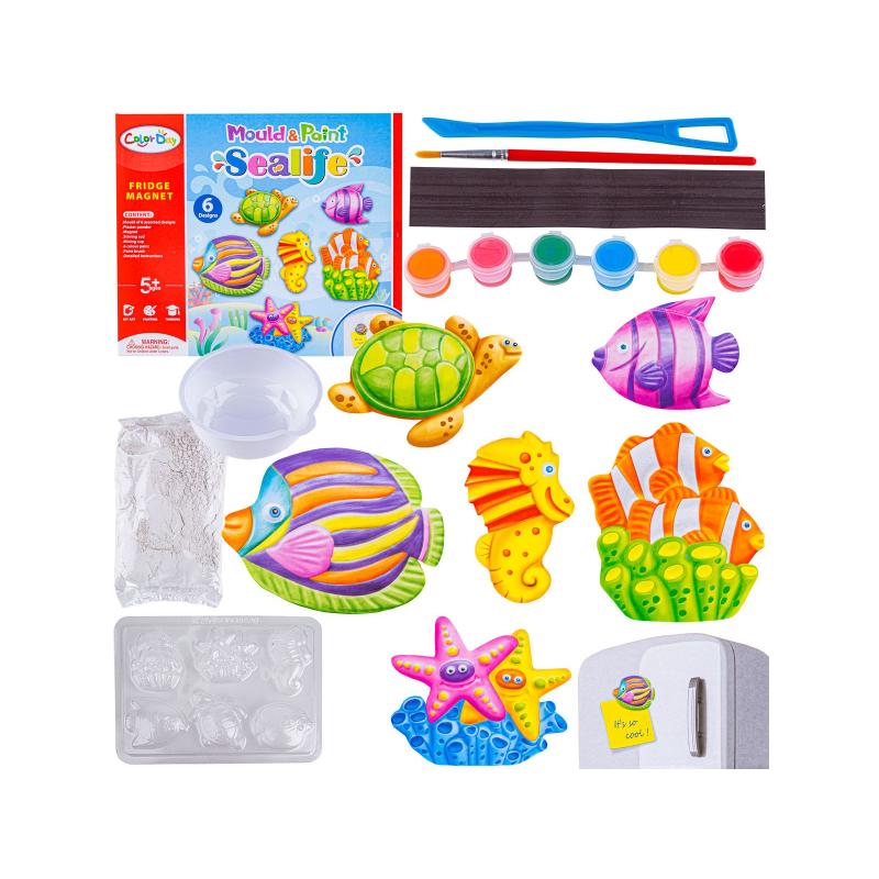 Kreatywny Zestaw Stwórz Magnes, Odlew DIY ZWIERZĘTA MORSKIE Zrób To Sam Kreatywny Zestaw Stwórz Magnes, Odlew DIY ZWIERZĘTA MORSKIE Zrób To Sam