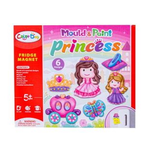 Kreatywny Zestaw Stwórz Magnes, Odlew DIY KSIĘŻNICZKI, KRÓLEWNA, KAROCA, KORONA Zrób To Sam