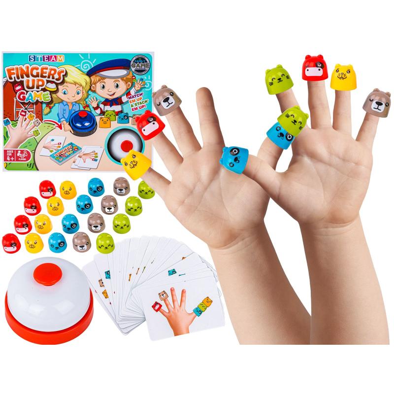 Gra Na Refleks Łapki, Paluszki W Górę, FINGERS UP GAME, Kolorowe Naparstki, Karty, Dzwonek, Kto Pierwszy Gra Na Refleks Łapki, Paluszki W Górę, FINGERS UP GAME, Kolorowe Naparstki, Karty, Dzwonek, Kto Pierwszy