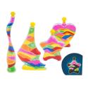 MAGICZNY PIASEK DO WYPEŁNIANIA, PIASEK DO SYPANIA, SAND ART, Kolorowe Butelki - Zrób To Sam DIY, Kreatywny Zestaw 