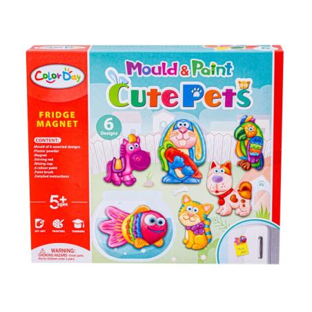 Kreatywny Zestaw Stwórz Magnes, Odlew DIY CUTE PETS - UROCZE ZWIERZĄTKA Zrób To Sam