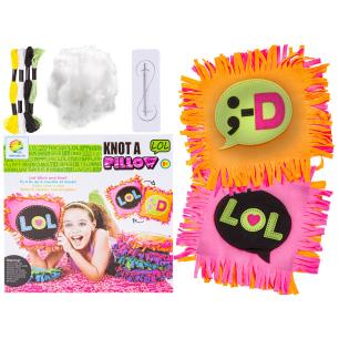 Kreatywny Zestaw, Wyszywanka, Pluszowa PODUSZKA Do Szycia DIY JASIEK