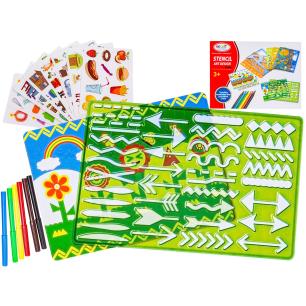 Spirograf Kreatywny Zestaw Do Rysowania Wzorów, Szlaczków, Szablony + Pisaki