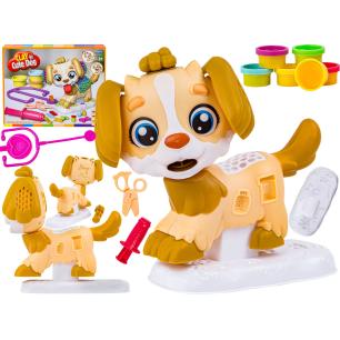 Kreatywny zestaw z masą plastyczną, ciastolina PIESEK U WETERYNARZA, STYLISTY
