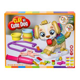 Kreatywny zestaw z masą plastyczną, ciastolina PIESEK U WETERYNARZA, STYLISTY