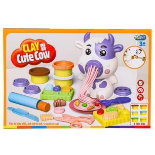 Kreatywny zestaw z masą plastyczną, ciastolina WESOŁA KRÓWKA