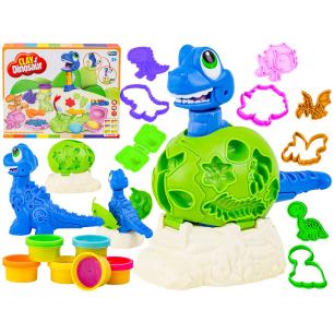 Kreatywny zestaw z masą plastyczną, ciastolina WYKLUWAJĄCY SIĘ DINOZAUR