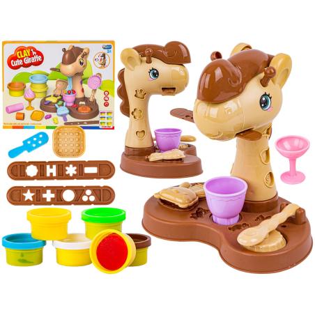 Kreatywny zestaw z masą plastyczną, ciastolina UROCZA ŻYRAFA