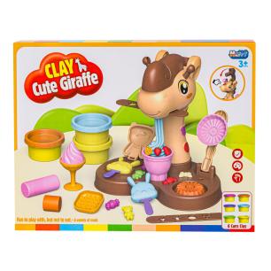 Kreatywny zestaw z masą plastyczną, ciastolina UROCZA ŻYRAFA