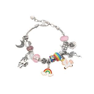 Zestaw Do Tworzenia Robienia Biżuterii, Bransoletek, Charmsy, Zawieszki, Koraliki JEDNOROŻEC