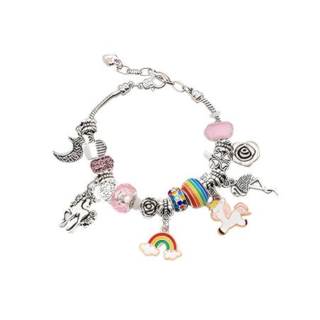 Zestaw Do Tworzenia Robienia Biżuterii, Bransoletek, Charmsy, Zawieszki, Koraliki JEDNOROŻEC