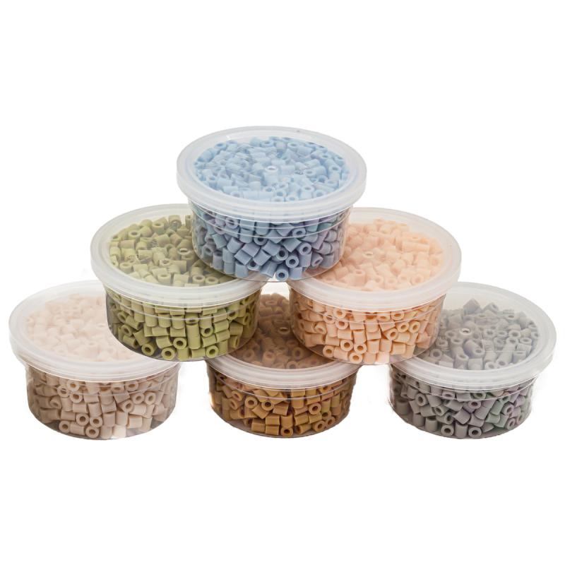 Koraliki Do Prasowania 3000szt, Prasowanki, Do Prasowanek, 6 Kolorów, Zapas - PASTELOWE SZAROŚCI I BEŻE Koraliki Do Prasowania 3000szt, Prasowanki, Do Prasowanek, 6 Kolorów, Zapas - PASTELOWE SZAROŚCI I BEŻE