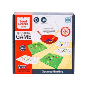 Edukacyjna gra na refleks Karty, Układanka, Kolorowe kulki + 30 kart