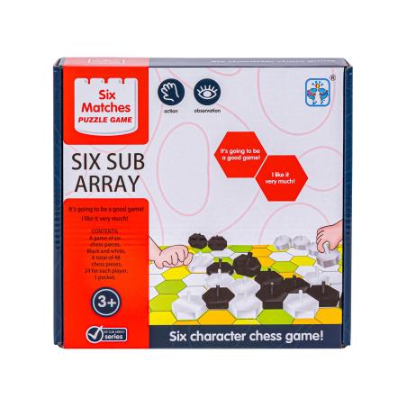 Edukacyjna gra logiczna "Six Sub Array", Układanka Plaster miodu, Klocki