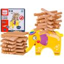 Edukacyjna gra zręcznościowa "Stack Game", Zbuduj wieżę, Układanka, Klocki + Słoń
