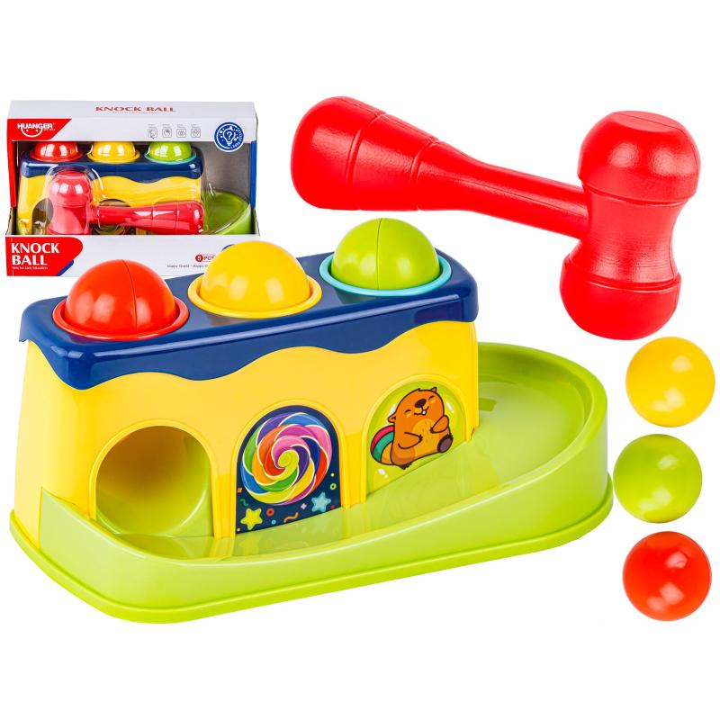 Zręcznościowa gra dla najmłodszych "Knock Ball" Zbijak, Wbij Piłeczkę Zręcznościowa gra dla najmłodszych "Knock Ball" Zbijak, Wbij Piłeczkę