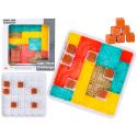 Logiczna układanka, Gra planszowa, Plansza + Kolorowe klocki