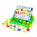 Wielofunkcyjna tablica magnetyczna 2w1, Pisak, Magnesy - literki, cyferki