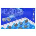 Gra Szachy Kamienie Magnetyczne Planszowa, Magnetyczna Gra Strategiczna, Magnetic Chess + Podkładka