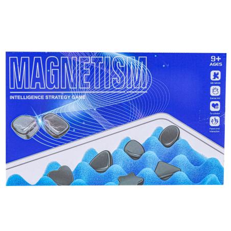 Gra Szachy Kamienie Magnetyczne Planszowa, Magnetyczna Gra Strategiczna, Magnetic Chess + Podkładka