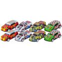 Auta Resoraki 25 Szt. Samochody w kuferku + Podkładka + Akcesoria, Zestaw samochodów wyścigowych