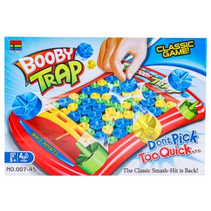 Zabawna Gra Zręcznościowa PUŁAPKA ZBIJAK "Booby Trap" Pionki