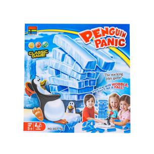 Gra zręcznościowa na refleks ZBUDUJ WIEŻĘ Pingwinkowa krzywa wieża