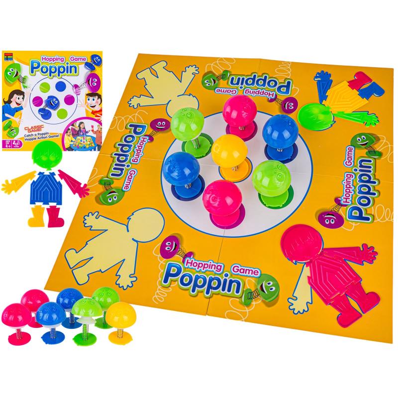 Zabawna gra rodzinna STWÓRZ LUDZIKA "Hopping Game Poppin" Zabawna gra rodzinna STWÓRZ LUDZIKA "Hopping Game Poppin"