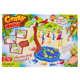 Gra zręcznościowa Crazy Monkey SPADAJĄCE MAŁPKI Skaczące Małpy, Drzewko