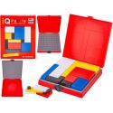 Logiczna gra zręcznościowa IQ Puzzle, Układanka, Łamigłówka, Kolorowe klocki