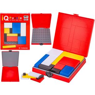 Logiczna gra zręcznościowa IQ Puzzle, Układanka, Łamigłówka, Kolorowe klocki