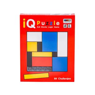 Logiczna gra zręcznościowa IQ Puzzle, Układanka, Łamigłówka, Kolorowe klocki