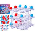 Gra logiczna TIC TAC TOE Układanka Łamigłówka, Kółko Krzyżyk 3D, 3 w Rzędzie