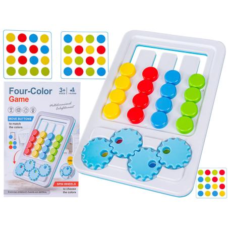 Gra Logiczna Dla Dzieci, Układanka LABIRYNT Cztery Kolory